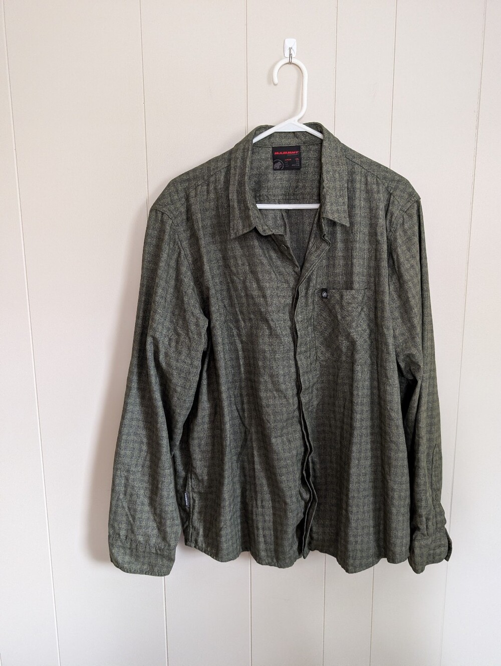 Mammut Men's Green Plaid Flannel Shirt Size 2X
